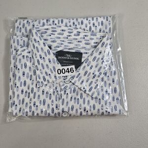 RODD & GUNN Men's Sport Fit Button Up Short Sleeve shirt Size XL